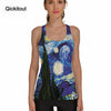 Summer Women's Blouses Strapless Sleeveless Digital Print Casual Planet Moon Comics Tank Tops Ladies' Vest | Vimost Shop.