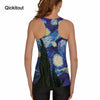 Summer Women's Blouses Strapless Sleeveless Digital Print Casual Planet Moon Comics Tank Tops Ladies' Vest | Vimost Shop.
