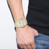 Men's watch Big Dial Military Quartz Clock Luxury Rhinestone Business Waterproof wrist watches Relogio Masculino Hiphop 24cm | Vimost Shop.