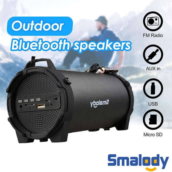 Outdoor Portable Subwoofer Column Bluetooth Speaker Wireless Powerful Sports Speakers Radio FM Mp3 player Scalable | Vimost Shop.