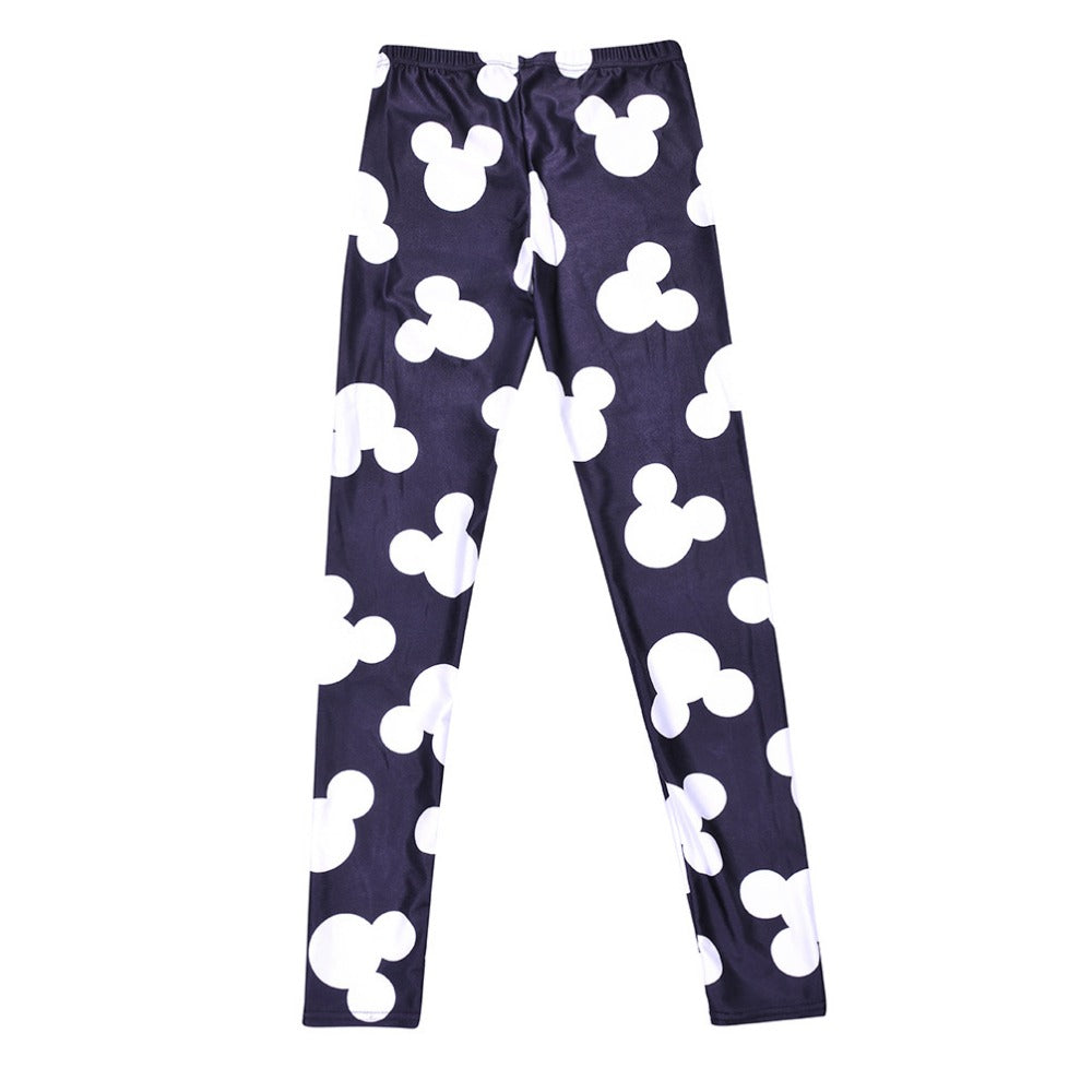 Active Women Minnie Mickey Yoga Gym Leggings Athletic Women Sport Clothing | Vimost Shop.