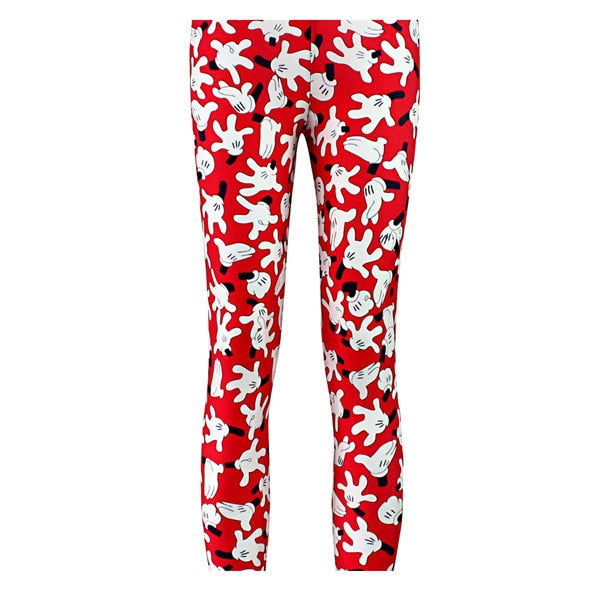 Active Women Minnie Mickey Yoga Gym Leggings Athletic Women Sport Clothing | Vimost Shop.
