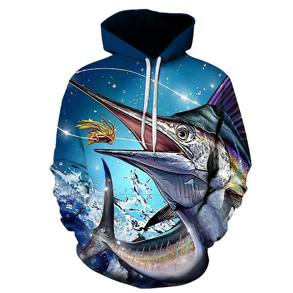 3D Tropical Fish Funny Hoodies For Fishinger Fisherman Men Women Long Sleeve Hoody Sweatshirts Hooded Streetwear Hip Hop Jackets | Vimost Shop.