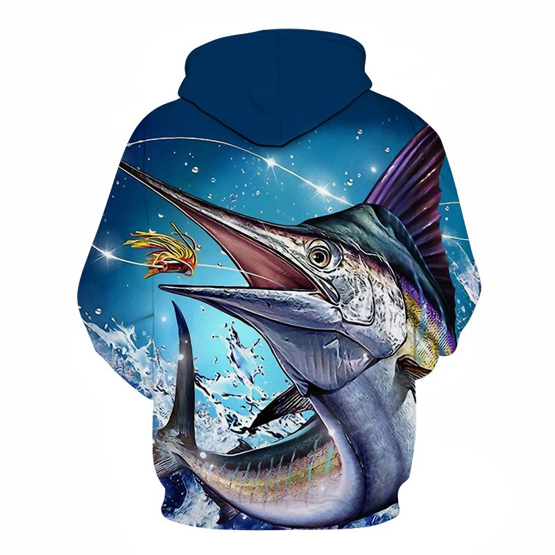 3D Tropical Fish Funny Hoodies For Fishinger Fisherman Men Women Long Sleeve Hoody Sweatshirts Hooded Streetwear Hip Hop Jackets | Vimost Shop.