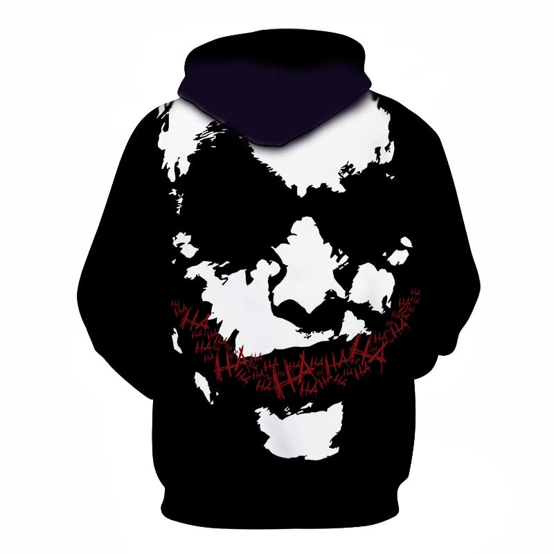 joker 3D Print Sweatshirt Hoodies Men and women Hip Hop Funny Autumn Streetwear Hoodies Sweatshirt For Couples Clothes | Vimost Shop.