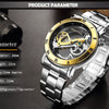 Top brand Skeleton Tourbillon automatic Mechanical Watch Men's luxury business men Wristwatch self wind | Vimost Shop.