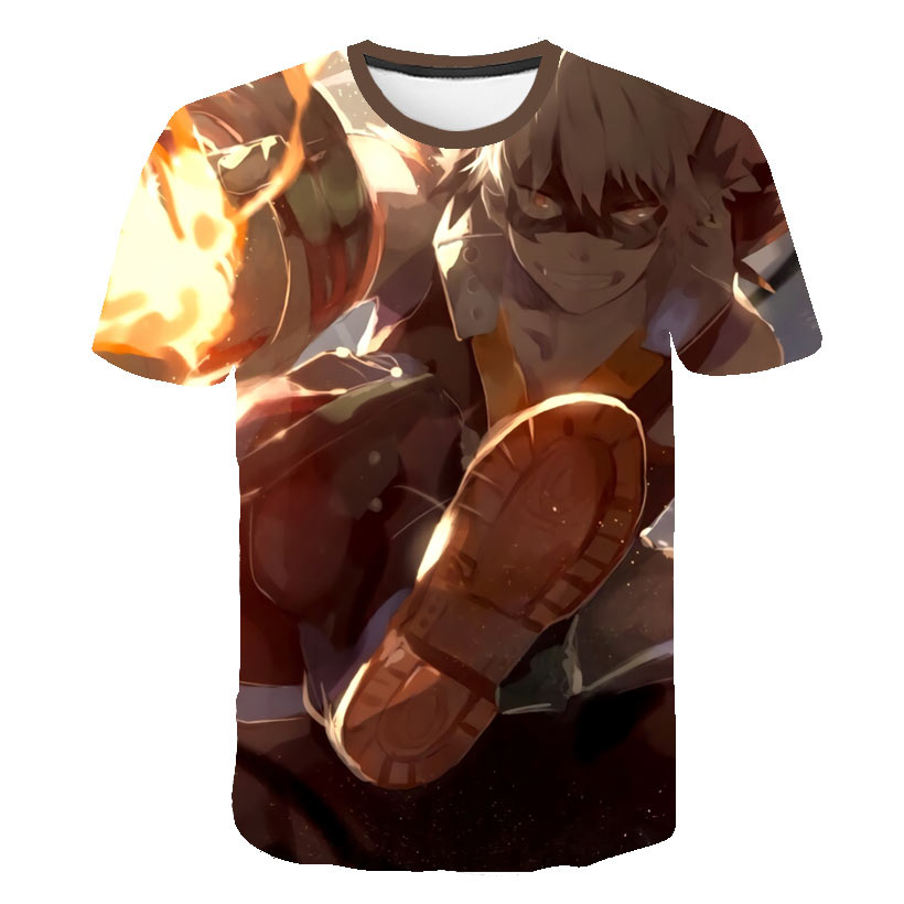 My Hero Academia in men's T-Shirt All Might 3D Printing tshirts Cosplay NUOVO Anime Short Sleeve Casual Top | Vimost Shop.