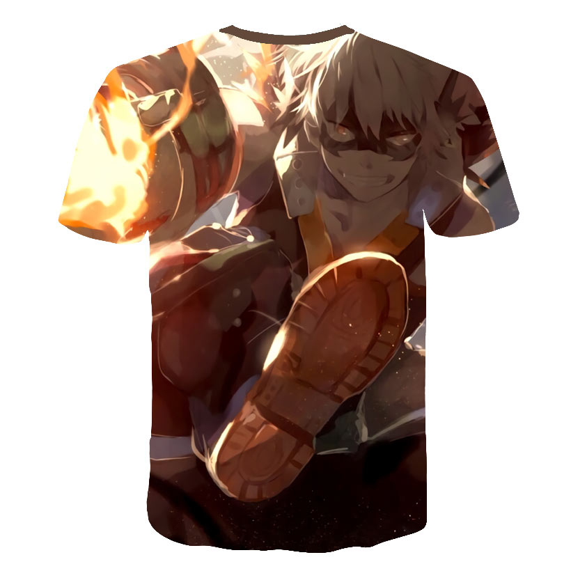My Hero Academia in men's T-Shirt All Might 3D Printing tshirts Cosplay NUOVO Anime Short Sleeve Casual Top | Vimost Shop.