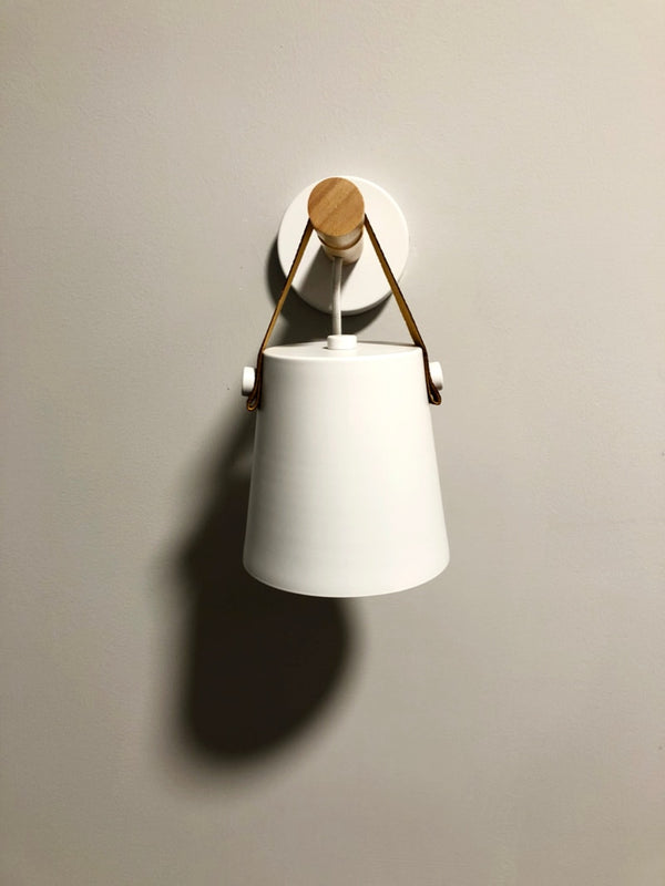 Modern minimalist adjustable wall-mounted household bedside lighting wall decoration bathroom mirror lamp LED wood wall lamp E27 | Vimost Shop.