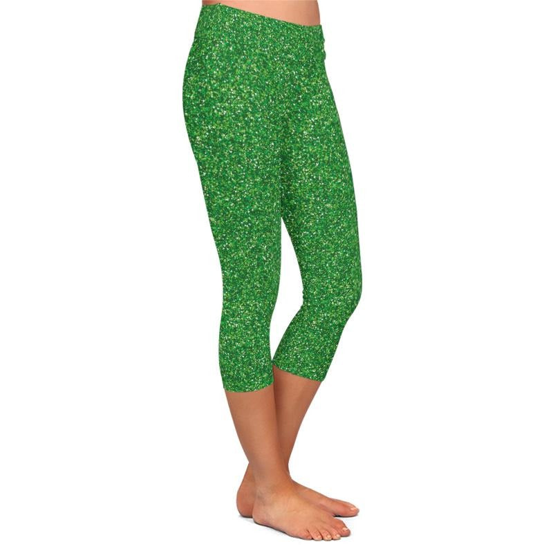 Summer Fashion Color Women 3d Galaxy Digital Print High Waist Capri Leggings Elastic Trouser Casual Leggings | Vimost Shop.