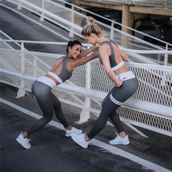 Sexy Backless Women Sportswear Female Yoga Sets Gym Wear Running Clothing | Vimost Shop.