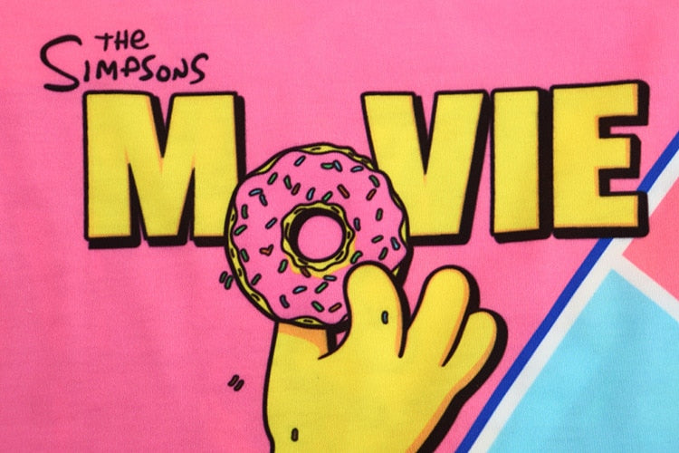Women  Cartoon Printed  Girl Donuts O-neck T Shirts | Vimost Shop.