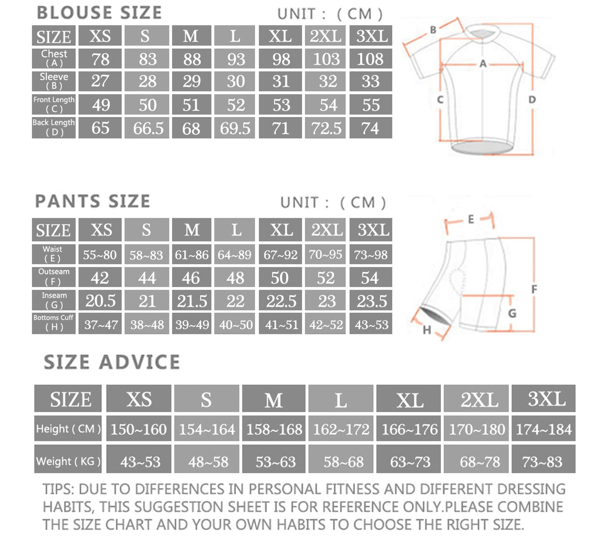 Women Summer UV Cycling Jerseys Set 100% Polyester | Vimost Shop.