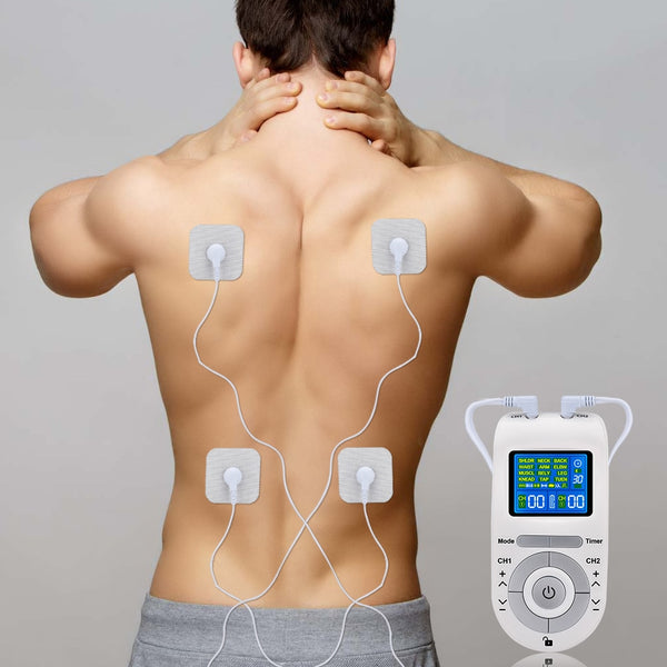 Multi-mode EMS Tens Acupuncture Body Massager Pulse Muscle Stimulator Electrode Pads Digital Therapy Pain Relief Machine | Vimost Shop.