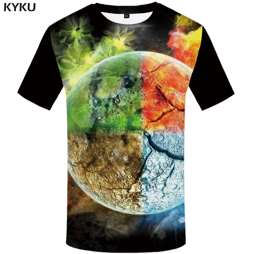 Men Music T-shirts 3d Guitar Tshirts Casual Metal Shirt Print Gothic Anime Clothes Short Sleeve t shirts | Vimost Shop.