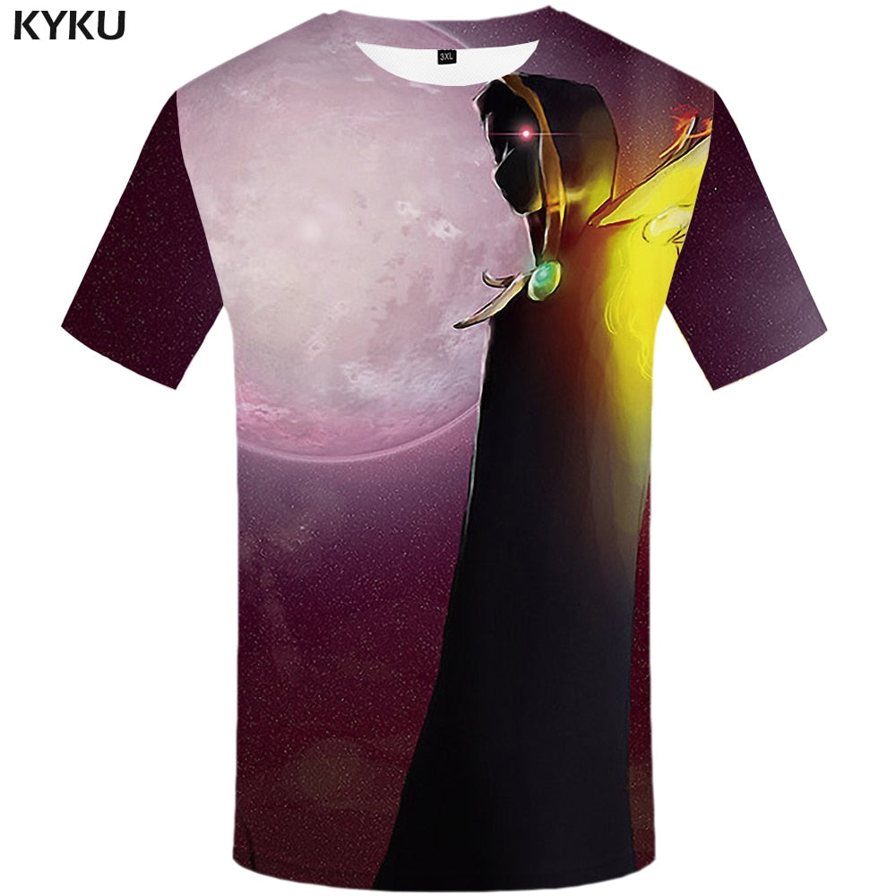 Men Music T-shirts 3d Guitar Tshirts Casual Metal Shirt Print Gothic Anime Clothes Short Sleeve t shirts | Vimost Shop.