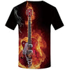 Men Music T-shirts 3d Guitar Tshirts Casual Metal Shirt Print Gothic Anime Clothes Short Sleeve t shirts | Vimost Shop.