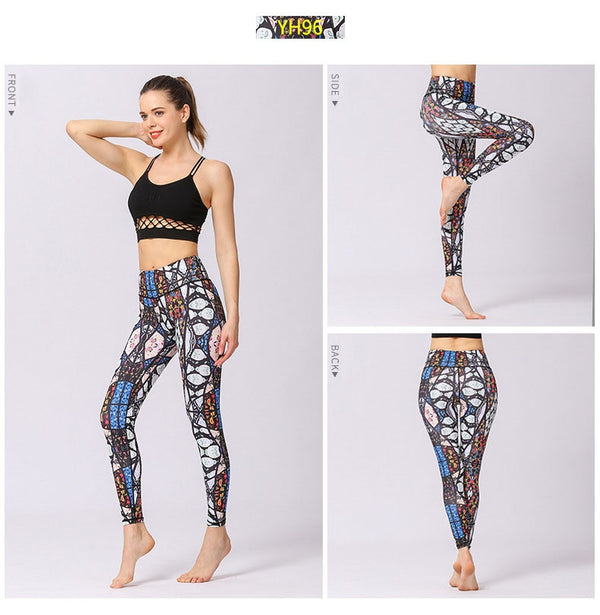 Stretch Sport Leggings Female Gym Workout Pants Yoga Running Tight Pant | Vimost Shop.