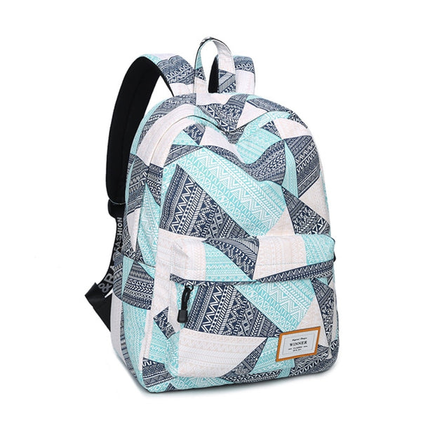 fashion shoulder bag preppy style printing backpacks | Vimost Shop.