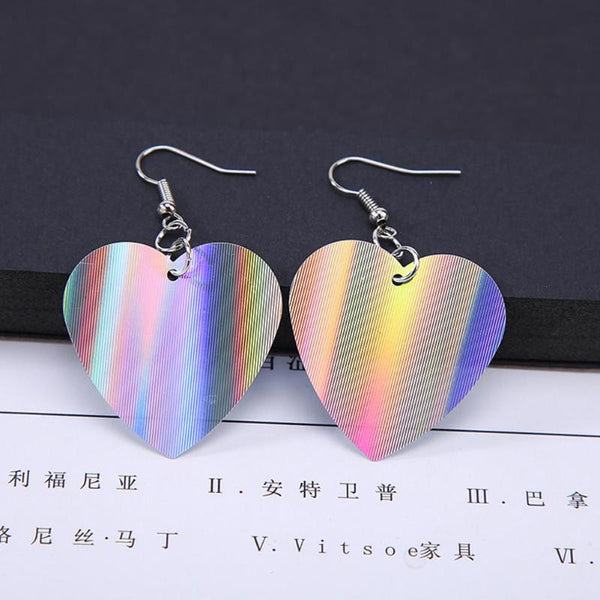 Hot sale earrings for women Sequins Love Heart Dangle Hook Drop Earrings Jewelry Casual Decoration Gifts | Vimost Shop.