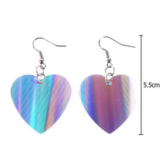 Hot sale earrings for women Sequins Love Heart Dangle Hook Drop Earrings Jewelry Casual Decoration Gifts | Vimost Shop.