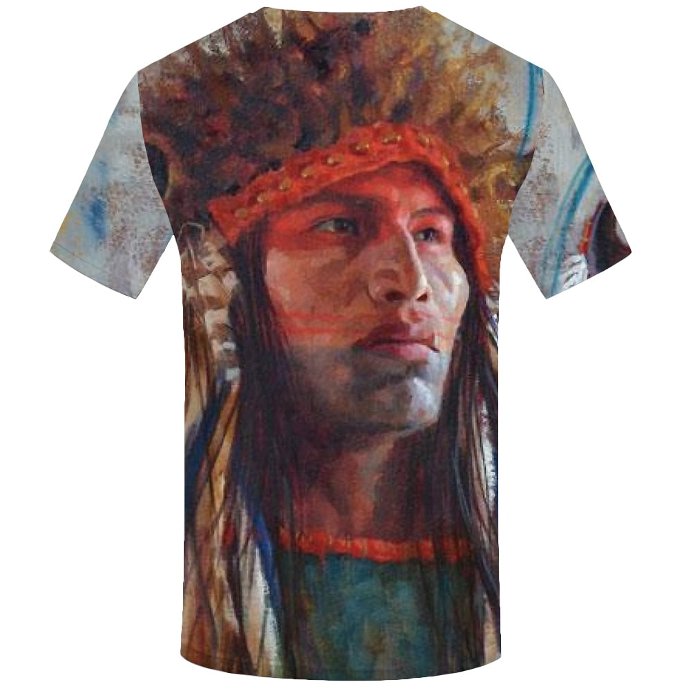 Men Harajuku T-shirts 3d America Tshirt Printed Feather Tshirts Casual Colorful Anime Clothes | Vimost Shop.