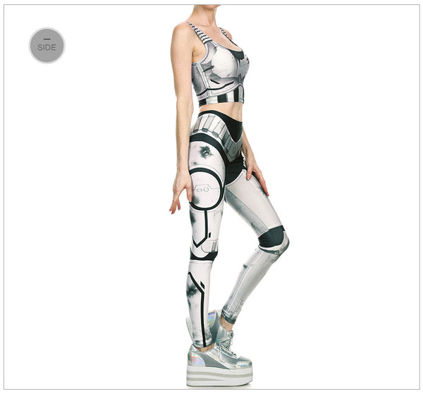 Star Wars Cosplay Costume For Women Wonder Captain America Deadpool Woman Croped Tops Leggings Sets | Vimost Shop.