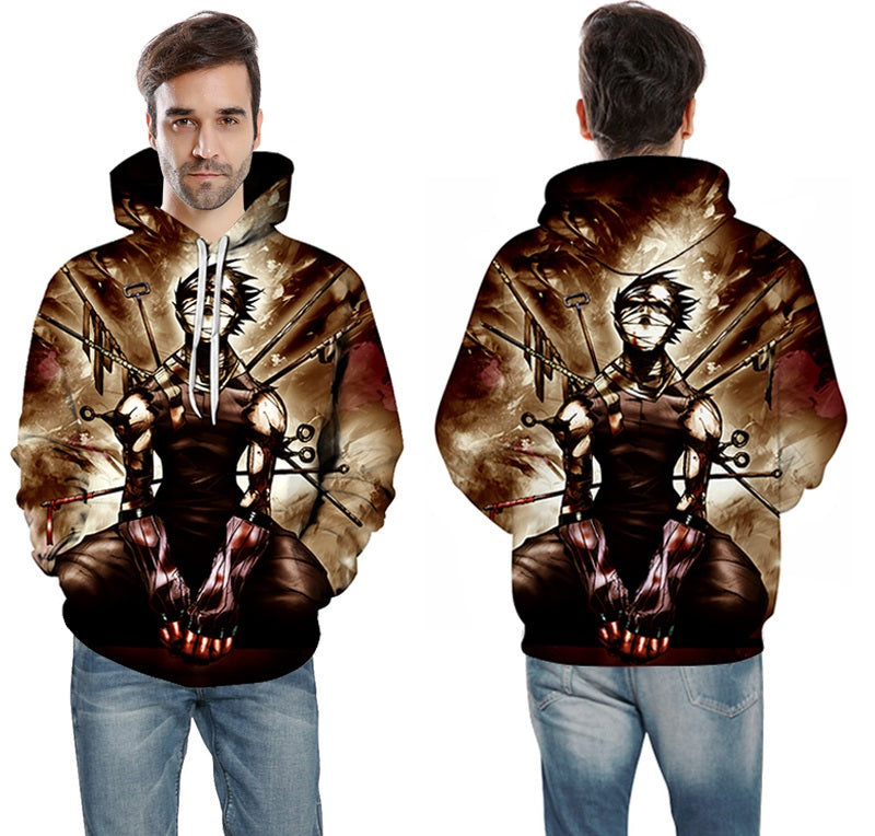 Men/women Tracksuits Tops Print  Hooded Anime Tokyo Ghoul Kaneki Ken 3D Hoodies Thin Autumn Sweatshirts | Vimost Shop.