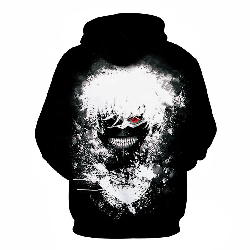 Men/women Tracksuits Tops Print  Hooded Anime Tokyo Ghoul Kaneki Ken 3D Hoodies Thin Autumn Sweatshirts | Vimost Shop.