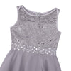 UK STOCK  Kids Princess Summer Dress Sequined Floral Lace Chiffon Flower Girls Dress Wedding Birthday Party Prom Dresses | Vimost Shop.