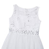 UK STOCK  Kids Princess Summer Dress Sequined Floral Lace Chiffon Flower Girls Dress Wedding Birthday Party Prom Dresses | Vimost Shop.