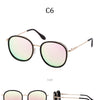 Fashion round sunglasses women men brand luxury design green candy lens pink frame Polarized sun glasses shades | Vimost Shop.