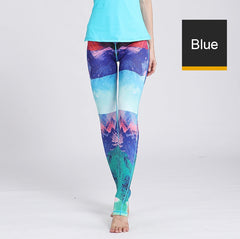 Fast Dry Women Yoga Pants Workout Print Gym Leggings | Vimost Shop.