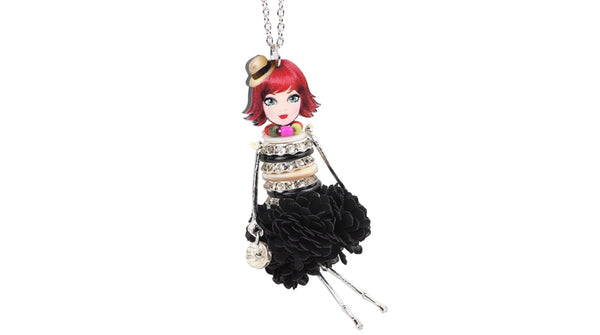 Statement Shell Dress Doll Necklace Pendant Long Chain Collar New Fashion Accessories Jewelry For Women Christmas Gift | Vimost Shop.