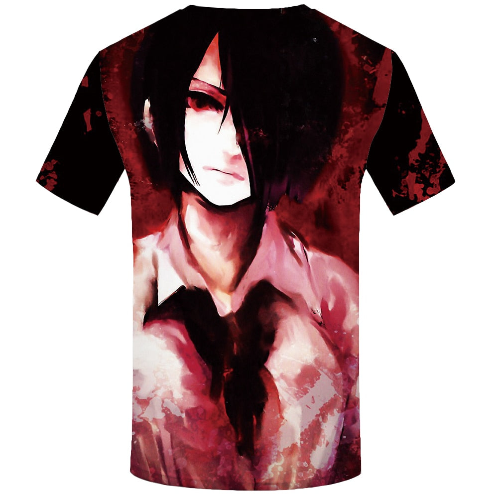 Tokyo Ghoul T-shirt Men Ken Kaneki T-shirts 3d Graffiti Tshirt Printed Japan Tshirts Casual Blood Anime Clothes | Vimost Shop.