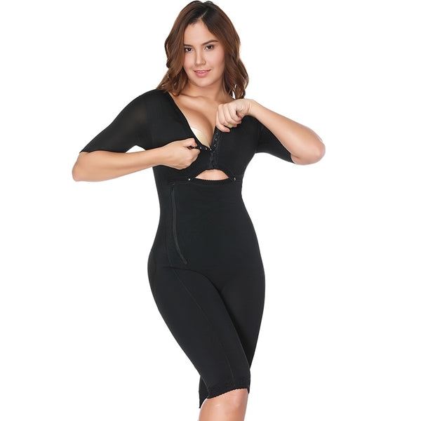 Women Full Body Shaper Post Partum Bodysuits Slimming Underwear Waist Girdles Trainer Butt Lifter Plus Size Shapewear | Vimost Shop.