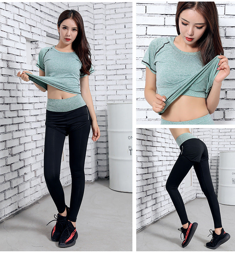 5Pcs Women's Yoga Sets Outdoor Running Yoga Quick Dry | Vimost Shop.