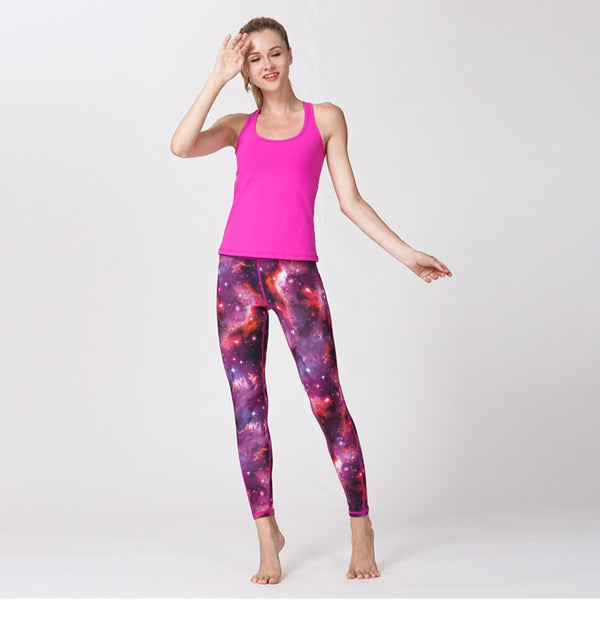 Running Fitness Yoga Pants Women Workout Print Leggings Training | Vimost Shop.