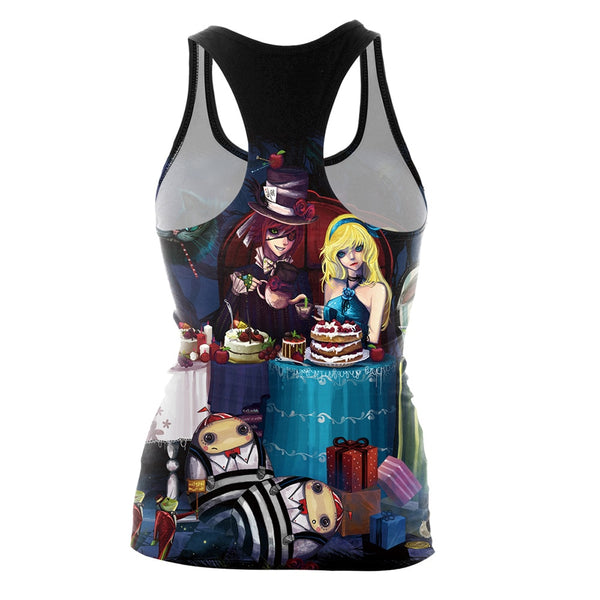 The Nightmare Before Christmas Tank Top for Women Corpse Bride Gothic Style Halloween Sleeveless Vest | Vimost Shop.