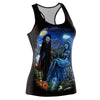 The Nightmare Before Christmas Tank Top for Women Corpse Bride Gothic Style Halloween Sleeveless Vest | Vimost Shop.