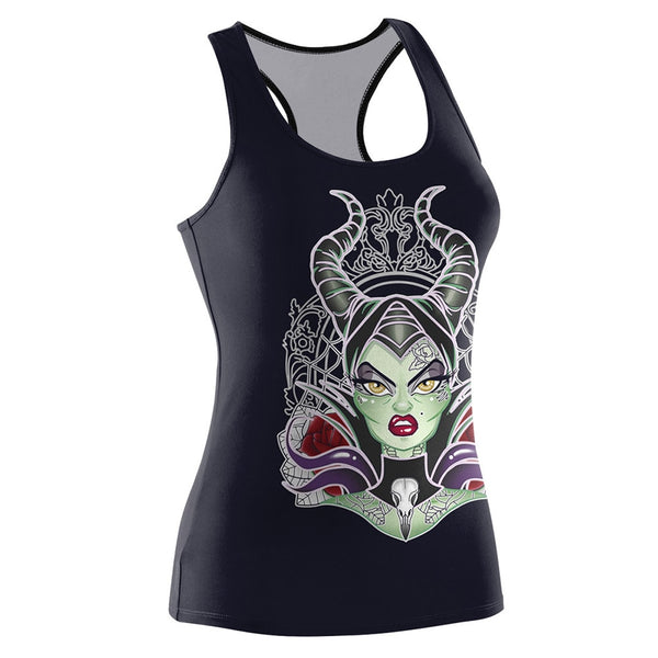 The Nightmare Before Christmas Tank Top for Women Corpse Bride Gothic Style Halloween Sleeveless Vest | Vimost Shop.