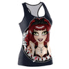The Nightmare Before Christmas Tank Top for Women Corpse Bride Gothic Style Halloween Sleeveless Vest | Vimost Shop.
