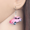 Acrylic Classical Beetle Car Earrings Dangle Drop Vintage Fashion Auto Jewelry For Women Girls Lovers Gift Accessories | Vimost Shop.