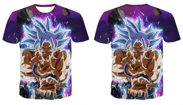 Dragon Ball Z Goku Black Vegeta 3D T-shirt Men 2019 Summer Anime T shirt O-Neck Tshirt Casual Brand Dragonball Tops Tee - Vimost Shop