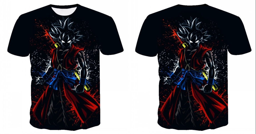 Dragon Ball Z Goku Black Vegeta 3D T-shirt Men 2019 Summer Anime T shirt O-Neck Tshirt Casual Brand Dragonball Tops Tee - Vimost Shop