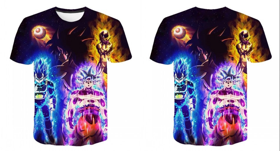 Dragon Ball Z Goku Black Vegeta 3D T-shirt Men 2019 Summer Anime T shirt O-Neck Tshirt Casual Brand Dragonball Tops Tee - Vimost Shop