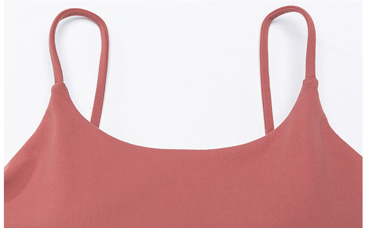 New Quick Dry Women Solid Vest-Type Yoga  with Removable Pads | Vimost Shop.