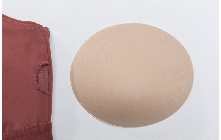 New Quick Dry Women Solid Vest-Type Yoga  with Removable Pads | Vimost Shop.