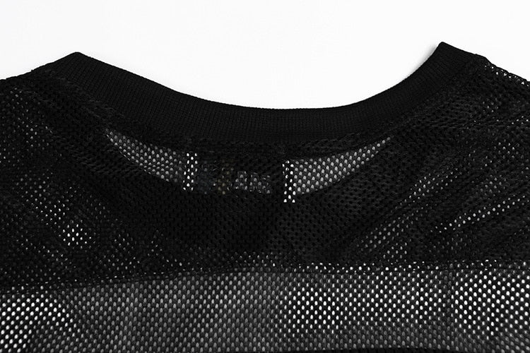 Grid Patchwork Sweatshirt Harajuku Style | Vimost Shop.