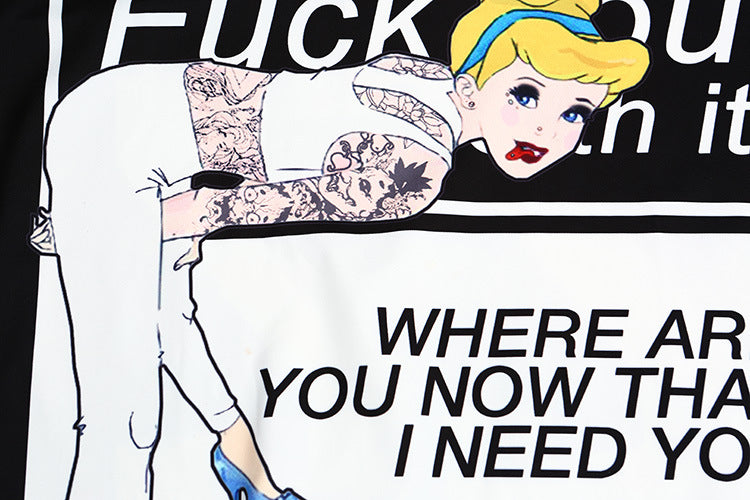 Grid Patchwork Sweatshirt Harajuku Style | Vimost Shop.